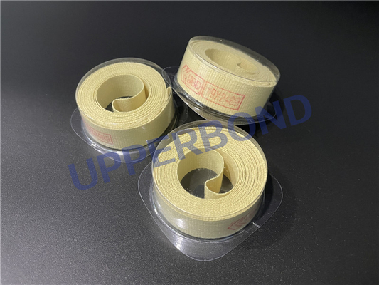 comprar Resistência à temperatura Faixa de guarnição de fibra de aramida para cigarro / processo de transporte do fabricante de filtros Fabricação em linha