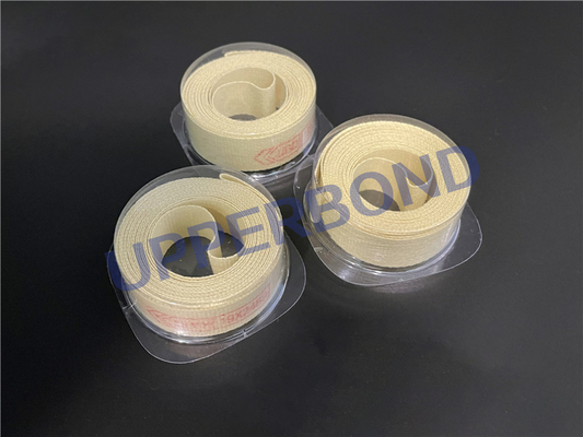 comprar Faixa amarela de fibras de aramida ultra resistentes para transporte de tabaco Fabricação em linha