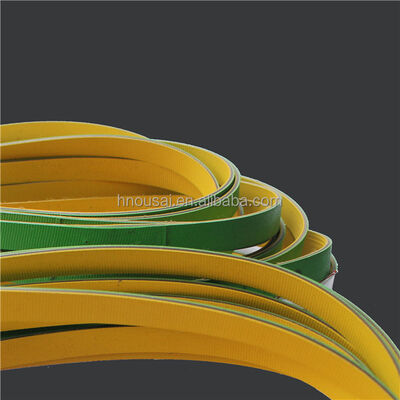 comprar Cinturão de transmissão de borracha durável verde Fabricação em linha