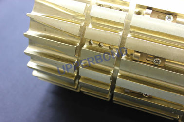 comprar Cilindro de recepção amarelo de cobre para que as máquinas de fabricação de cigarros transfiram cigarros à máquina do filtro Fabricação em linha