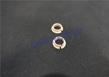 comprar Limpar com jato de areia o rolamento de deslizamento de borracha pequeno do amarelo das peças sobresselentes da máquina do cigarro de Protos Fabricação em linha