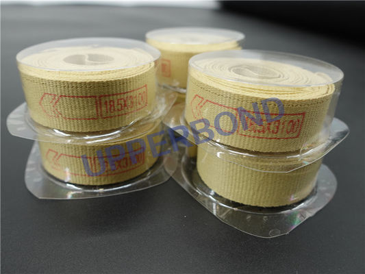 comprar Do cigarro pequeno amarelo do alongamento da fita de 18.5*3100 milímetro correia transportadora Garniture Fabricação em linha