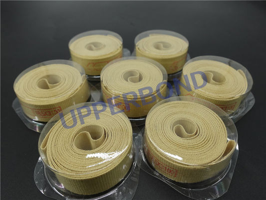 comprar Transferência do cigarro grava a correia transportadora da fita amarela de Garniture da fibra Fabricação em linha