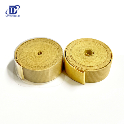 Fibra de Aramida Amarela Faixa de Aramida totalmente revestida 0,50-0,62 mm para transporte consistente de tabaco