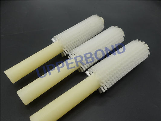 Peças sobresselentes de nylon longas plásticas brancas da maquinaria do cigarro da escova