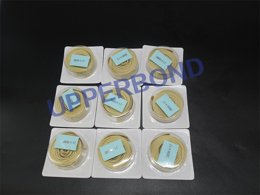 as fitas da fibra de 2715x12.5 Garniture Kevlar para cigarros de KDF2 ZL21 ZL23 filtram Rod Machine
